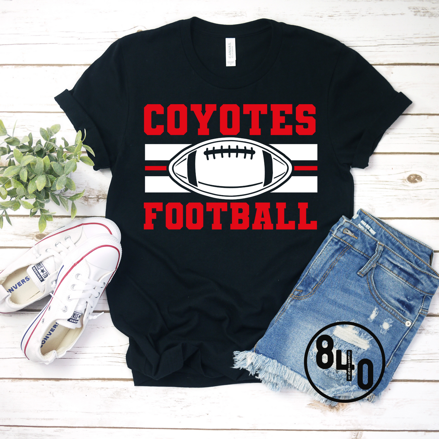 Coyotes Football - Red & White