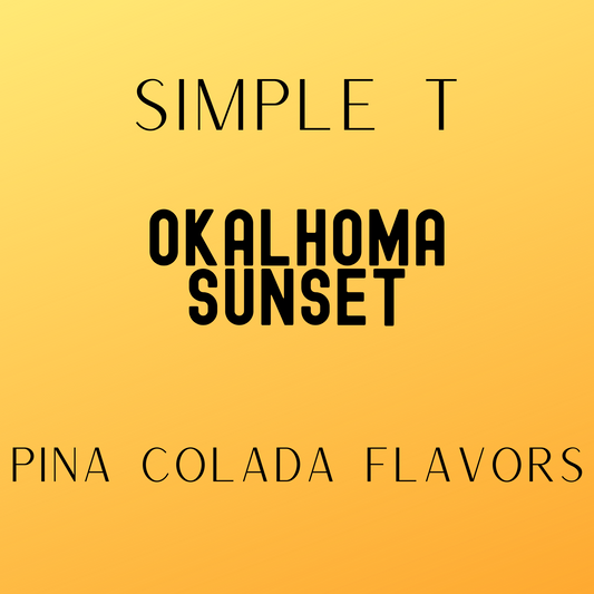 Oklahoma Sunset Simply T Packets (Pina Colada Lovers)