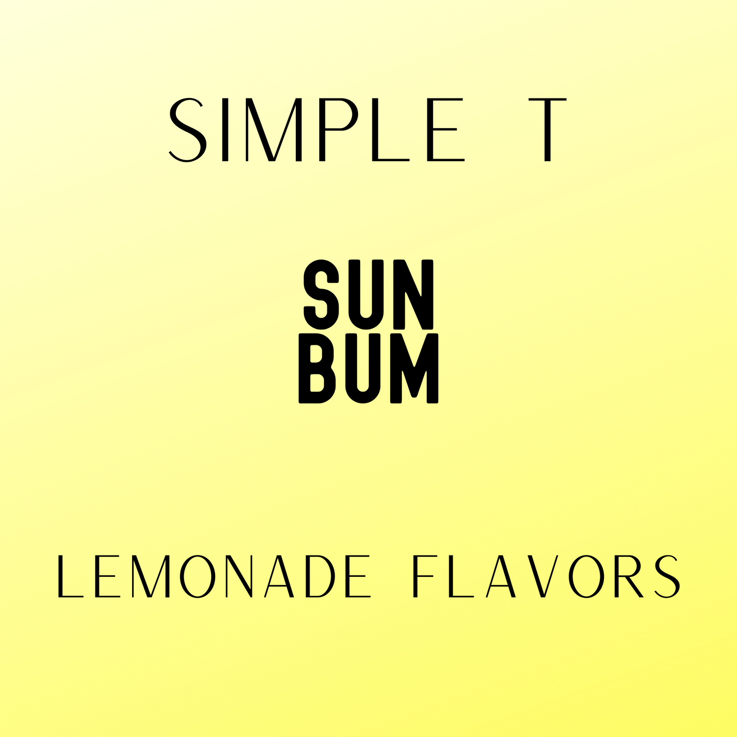 Sun Bum Simply T Packets (Lemonade Lovers)